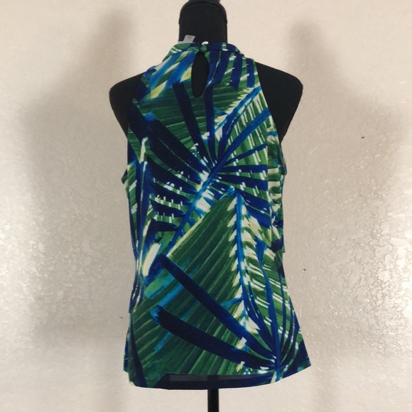 Worthington sleeveless layered blouse. SzL - Picture 5 of 7